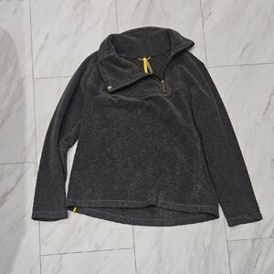 Lole Gray Sweatshirt with Yellow Accents